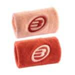 Pack 2 Muñequeras Bullpadel BPMU263 Naranja Pastel / Pomelo