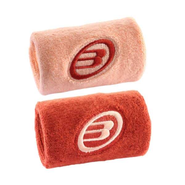 Pack 2 Muñequeras Bullpadel BPMU263 Naranja Pastel / Pomelo