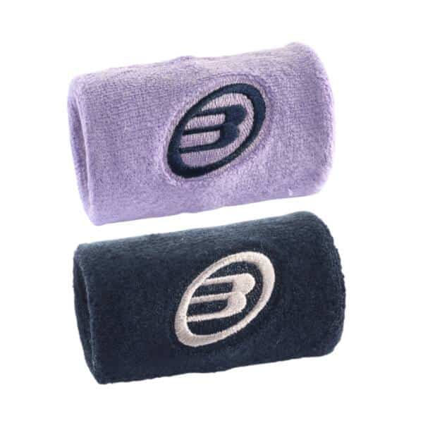 Pack 2 Muñequeras Bullpadel BPMU263 Oceano Profundo/Lila