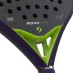 Detalle de la Pala SIUX Fenix Pro Glow Purple
