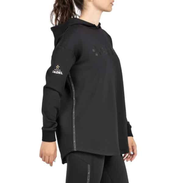 Sudadera Bullpadel Paitt W Negro Premier Padel 2026