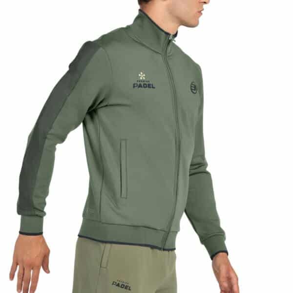 Sudadera Bullpadel Pindaro Kaki Premier Padel 2026