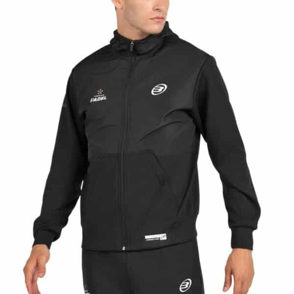Sudadera Bullpadel Pitaco Negra Premier Padel 2026