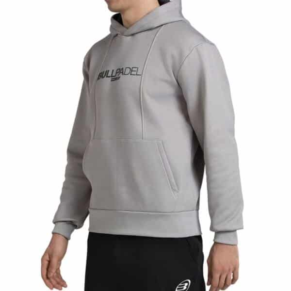Sudadera Bullpadel Acube Gris Medio Vigore 26V