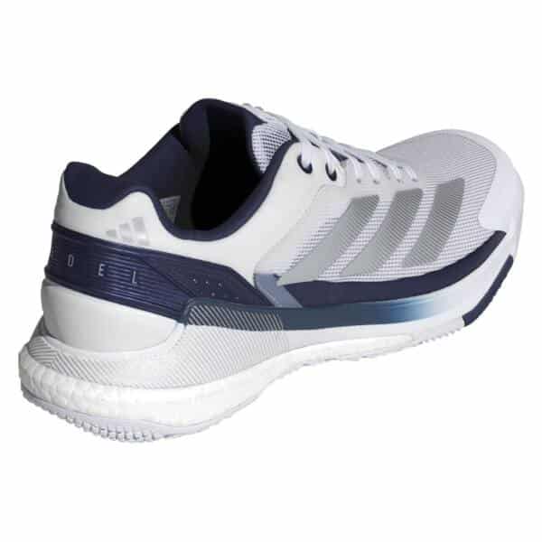 Detalle de las Zapatillas Adidas Crazyquick Boost Padel Blanco/Azul
