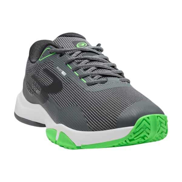 Detalle de las Zapatillas Bullpadel Hybrid Fly 26V Gris Oscuro
