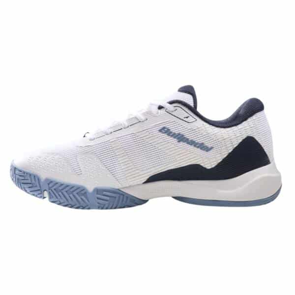 Detalle de las Zapatillas Bullpadel Hybrid Fly Blancas 26V