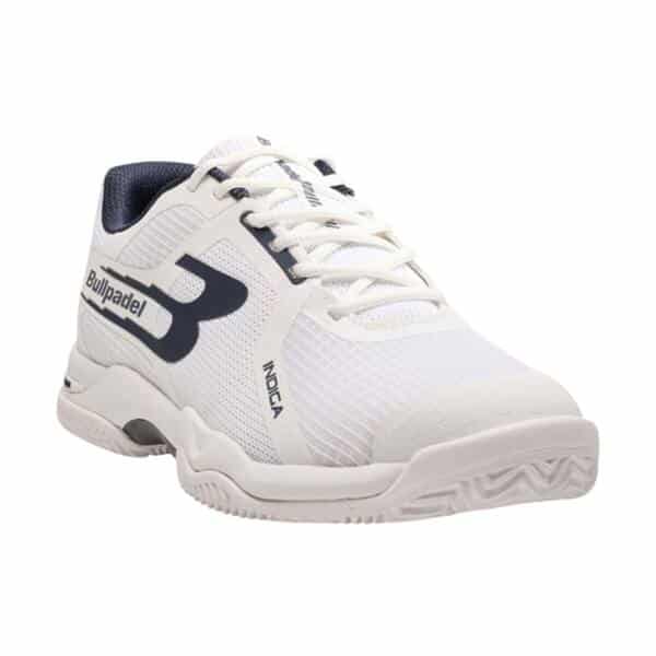 Detalle de las Zapatillas Bullpadel Indiga 26V Blancas