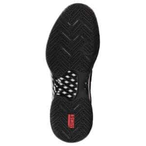 Suela de las Zapatillas K-Swiss Express Light 3 Padel Negras/Rojas