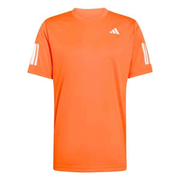 Camiseta Adidas Club 3STR Naranja Flúor