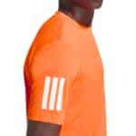 Camiseta Adidas Club 3STR Naranja Flúor KG0242