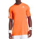 Camiseta Adidas Club 3STR Naranja Flúor KG0242