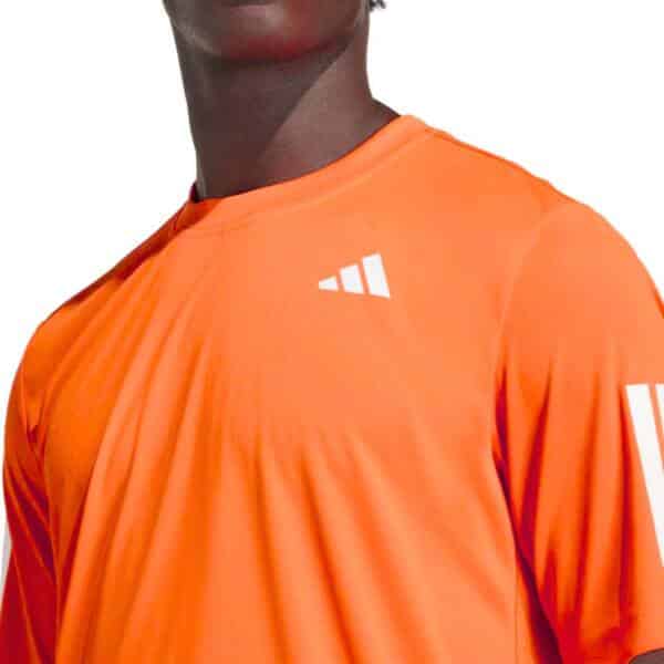 Camiseta Adidas Club 3STR Naranja Flúor KG0242