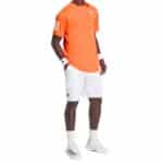 Camiseta Adidas Club 3STR Naranja Flúor KG0242