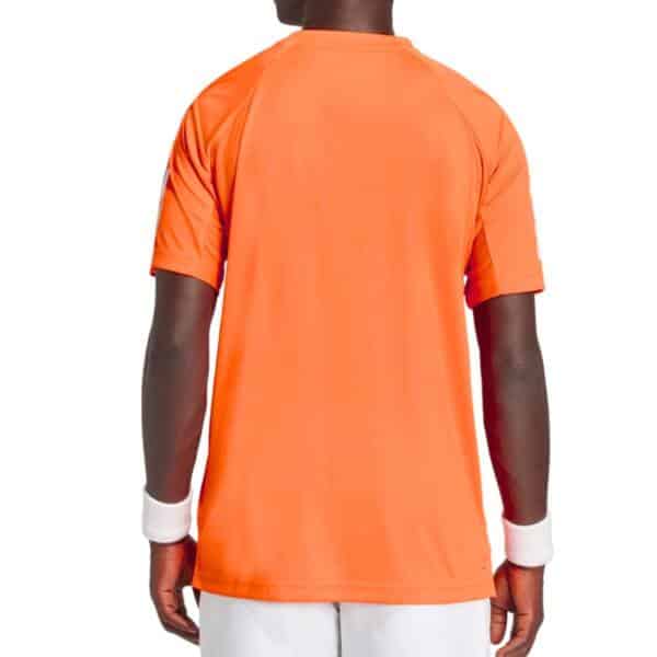 Camiseta Adidas Club 3STR Naranja Flúor KG0242
