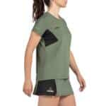 Camiseta Bullpadel Pampan Woman Kaki Premier Padel 2026