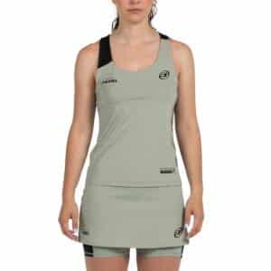Camiseta de tirantes Bullpadel Pirac Eucalipto W Premier Padel