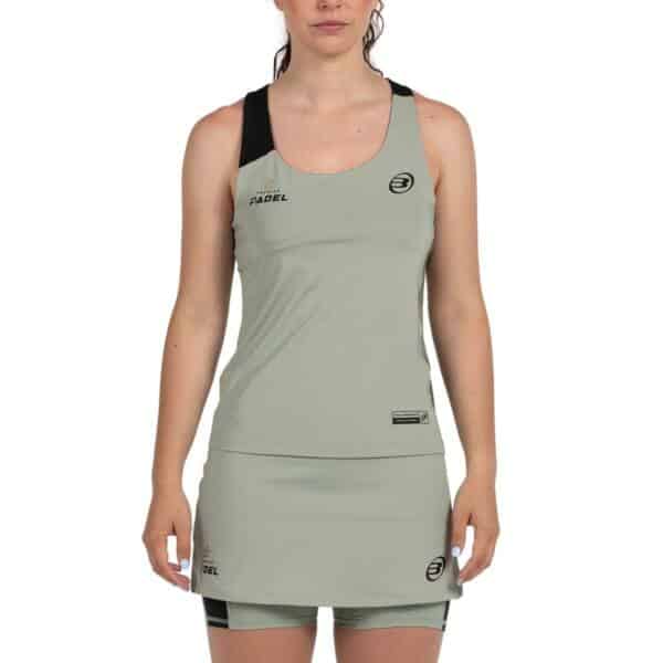 Camiseta de tirantes Bullpadel Pirac Eucalipto W Premier Padel Camiseta de tirantes Bullpadel Pirac Eucalipto W Premier Padel