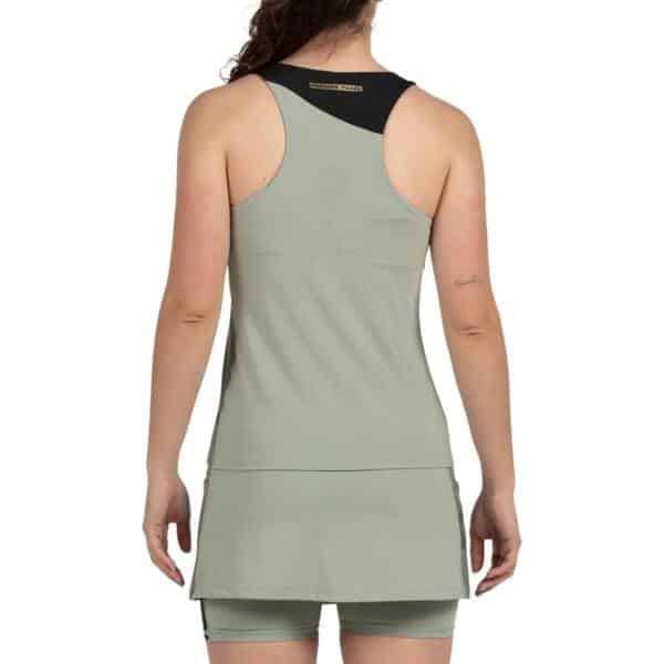 Camiseta de tirantes Bullpadel Pirac Eucalipto W Premier Padel 2026