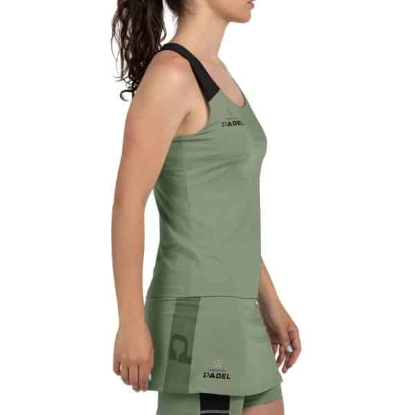 Camiseta Bullpadel Pirac Kaki W Premier Padel 2026