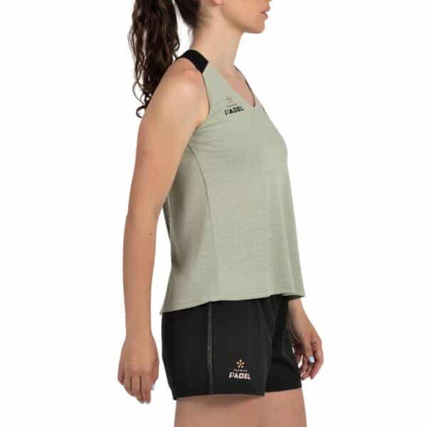Camiseta Bullpadel Piura Eucalipto W Premier Padel 2026
