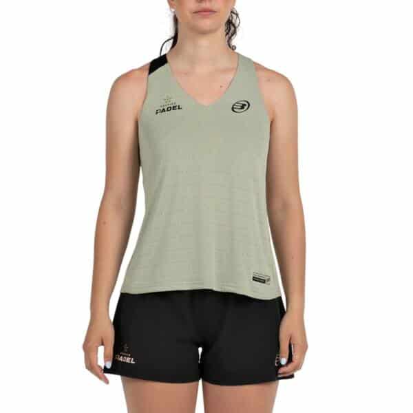Camiseta Bullpadel Piura Eucalipto W Premier Padel