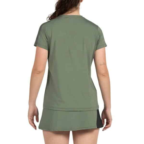 Camiseta Bullpadel Pampan Woman Kaki Premier Padel 2026