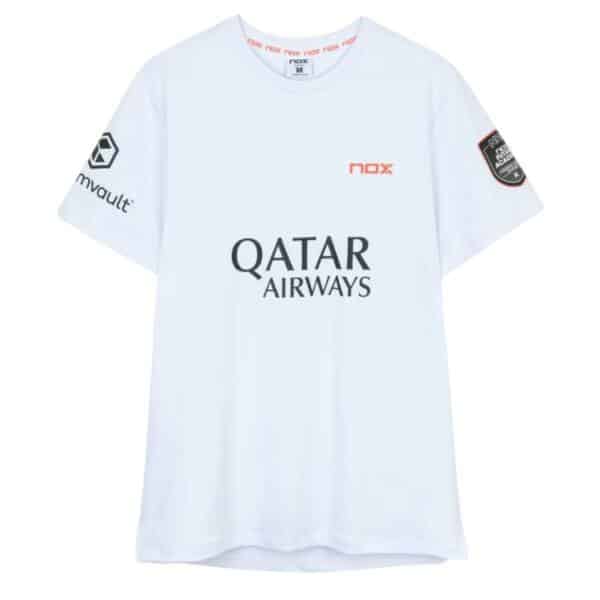Camiseta NOX AT10 Oficial Agustín Tapia Blanca