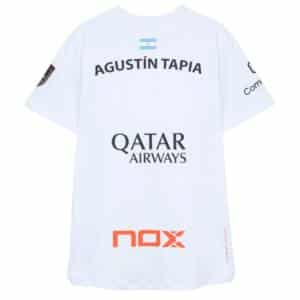Camiseta NOX AT10 Oficial Agustín Tapia Blanca
