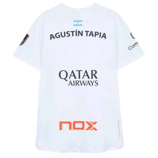 Camiseta NOX AT10 Oficial Agustín Tapia Blanca