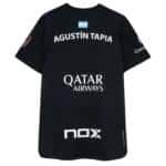 Camiseta NOX AT10 Oficial Agustín Tapia Negra