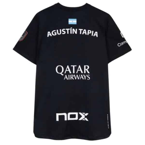 Camiseta NOX AT10 Oficial Agustín Tapia Negra