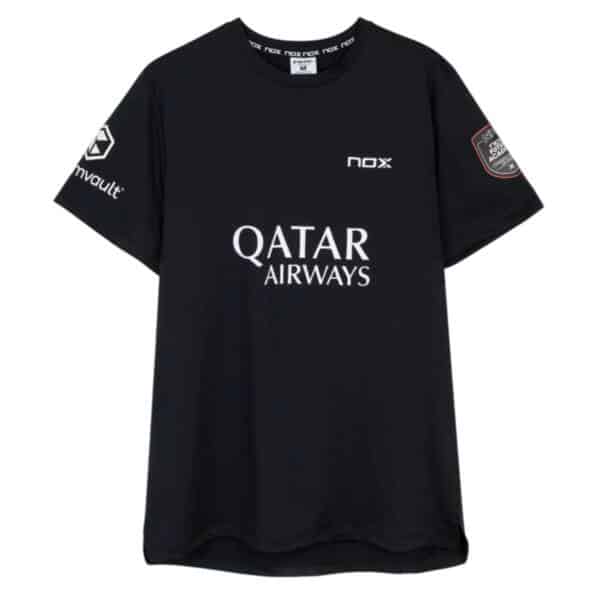 Camiseta NOX AT10 Oficial Agustín Tapia Negra