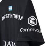 Detalle de la Camiseta NOX AT10 Oficial Agustín Tapia Negra
