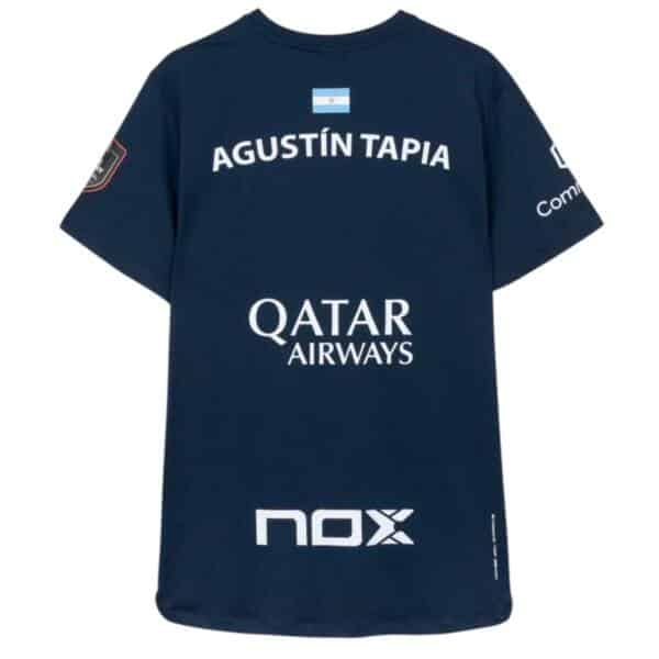 Camiseta NOX AT10 Oficial Agustín Tapia Azul Oscuro Camiseta NOX AT10 Oficial Agustín Tapia Azul Oscuro