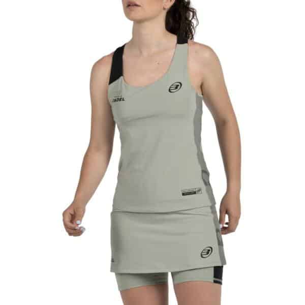 Camiseta de tirantes Bullpadel Pirac Eucalipto W Premier Padel 2026