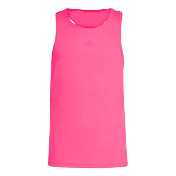 Camiseta de tirantes Adidas Club Rosa Flúor Junior G