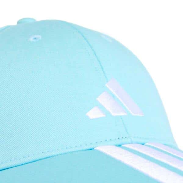 Detalle de la Gorra Adidas Baseball 3S NL Azul Claro