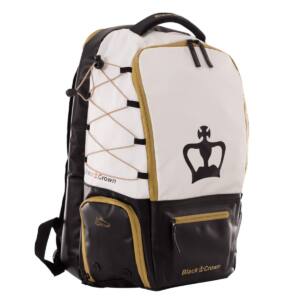Mochila Black Crown Raptor Blanco-Dorado 2026