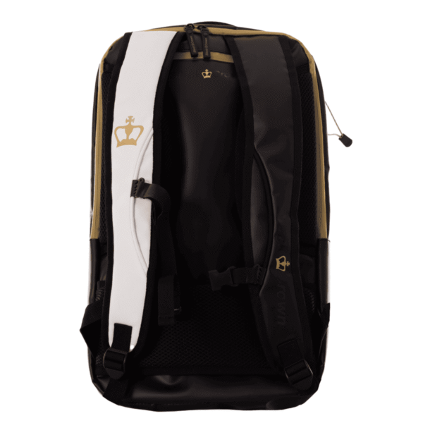 Mochila Black Crown Raptor Blanco-Dorado 26