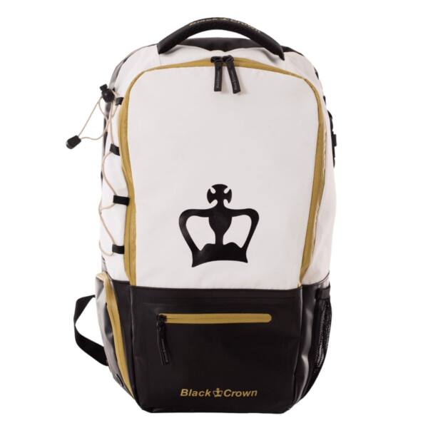 Mochila Black Crown Raptor Blanco-Dorado Mochila Black Crown Raptor Blanco-Dorado