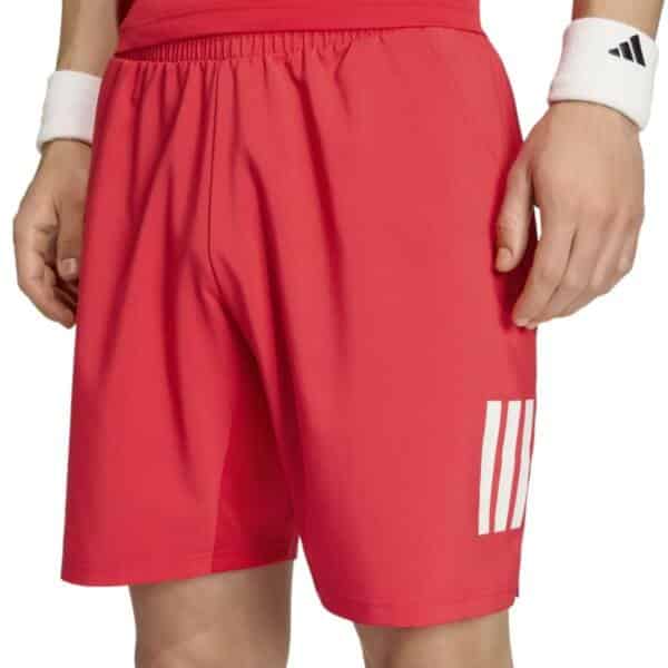 Short Adidas Club 3STR Rojo Rubí M Short Adidas Club 3STR Rojo Rubí M