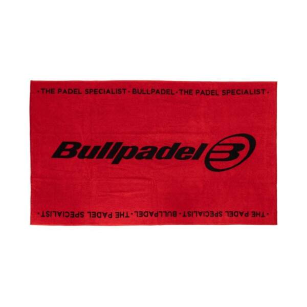 Toalla Bullpadel Roja-Negra 2026