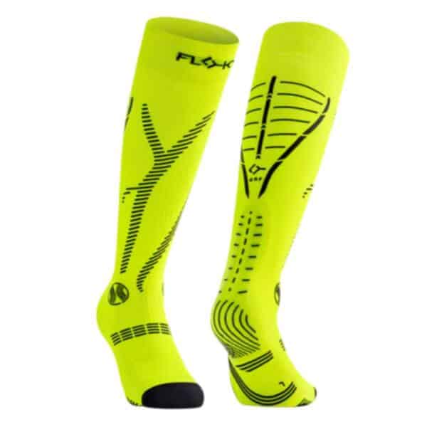Calcetines Floky GRF Long Amarillo Flúor