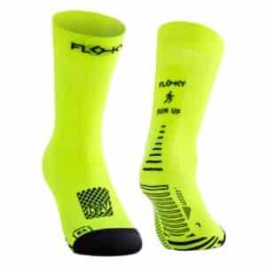 Calcetines Floky Run Up Medium Amarillo Flúor