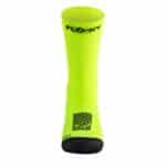 Frontal de los Calcetines Floky Run Up Medium Amarillo Flúor