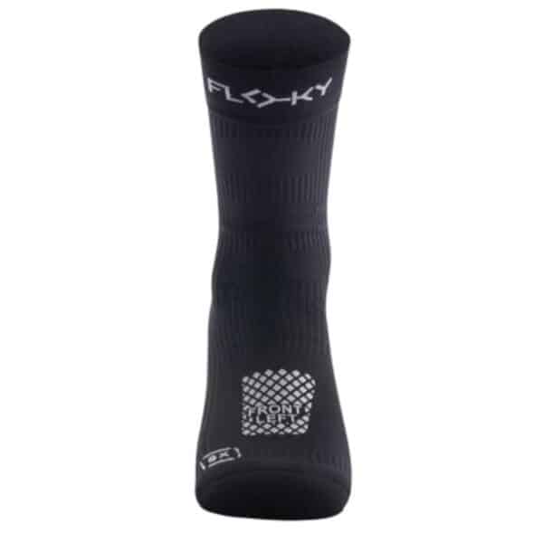 Frontal de los Calcetines Floky Run Up Medium Negros