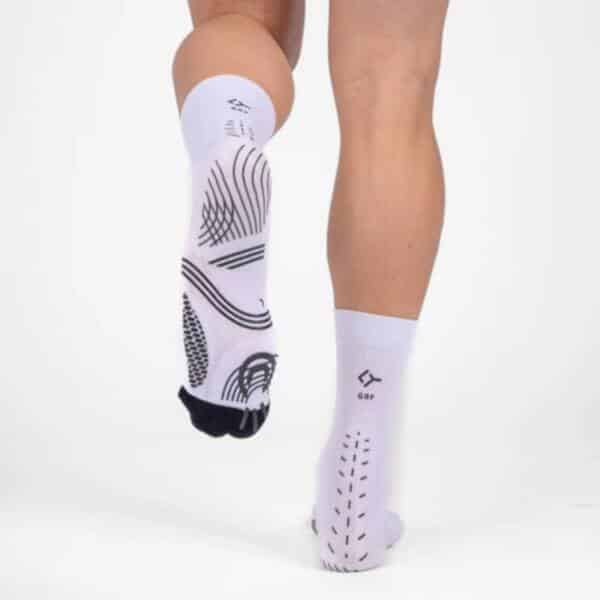 Detalles de los Calcetines Floky GRF Medium Blancos