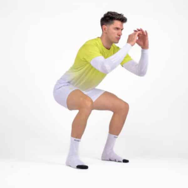 Detalles de los Calcetines Floky GRF Medium Blancos