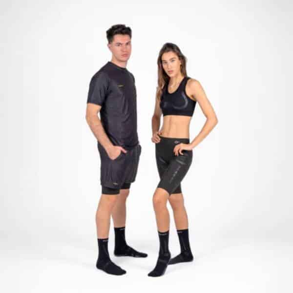 Detalles de los Calcetines Floky GRF Medium Negros